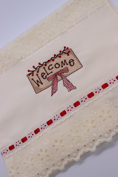 Toalha de Lavabo - Welcome