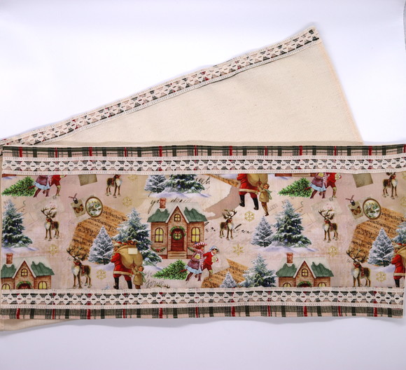 Pano de Prato - Barrado Natal Vintage