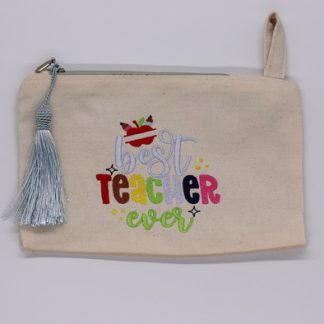 Necessaire Bordada - Teacher Ever