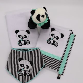Kit de Bebê - Panda Verde