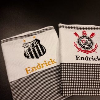 Fralda de Boca Bordada - Times de Futebol