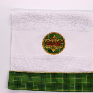 Toalha de Lavabo Bordada - Feliz Natal