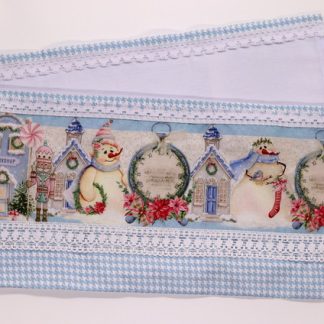 Pano de Prato com Barrado de Natal