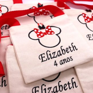 Lembrancinha Infantil - Bolsa Estilo Bornal Bordada