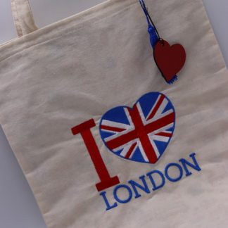 Sacola Ecobag Bordada - London