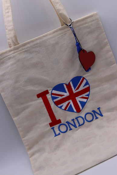 Sacola Ecobag Bordada - London