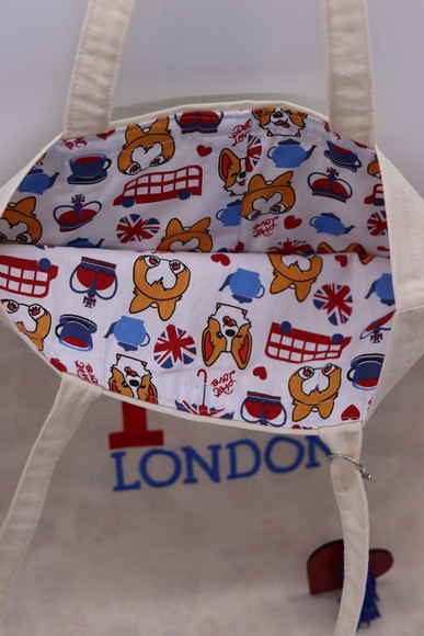 Sacola Ecobag Bordada - London