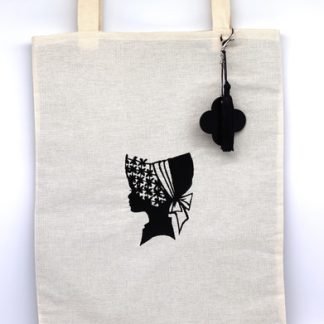 Sacola Ecobag Bordada - Dama Antiga