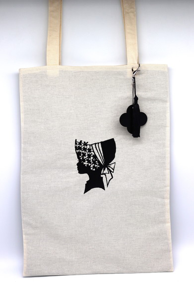 Sacola Ecobag Bordada - Dama Antiga