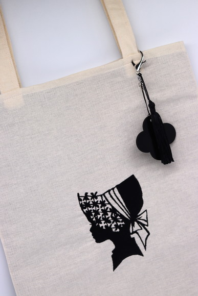 Sacola Ecobag Bordada - Dama Antiga