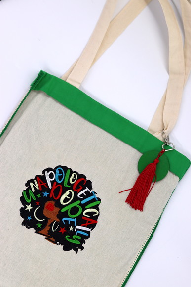 Sacola Ecobag Bordada Unapologétically