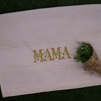Pano de Prato Creme - Dia das Mães "mama"