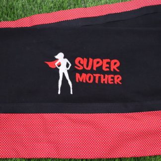 Pano de Prato Preto - Dia das Mães "super Mother"