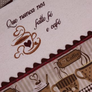 Pano de Prato Bordado - Que Nunca nos Falte