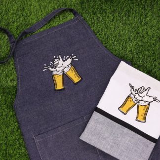 Kit Churraqueiro - Bordado Cerveja