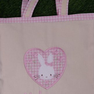 Sacola Ecobag Bordada - Coelho Aplique