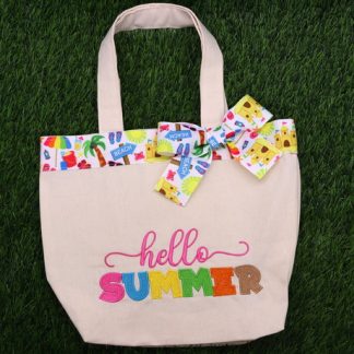Sacola Bordada - Hello Summer