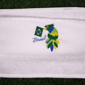 Toalha de Lavabo Bordada - Brasil