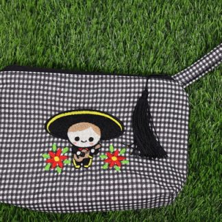Necessaire Bordada - Menino Mexicano