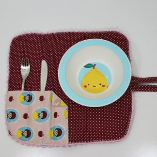 Porta Talher/lugar Americano Infantil - Princesa