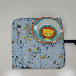 Porta Talher/lugar Americano Infantil - Foguete