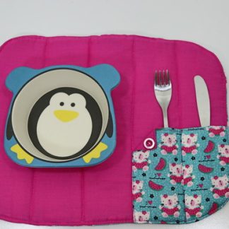 Porta Talher/lugar Americano Infantil - Gato
