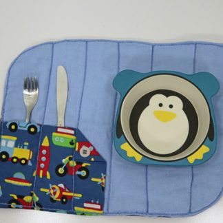 Porta Talher/lugar Americano Infantil - Meios de Transporte