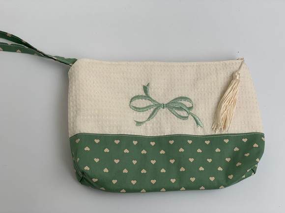 Necessaire Bordada - Laço Pequeno