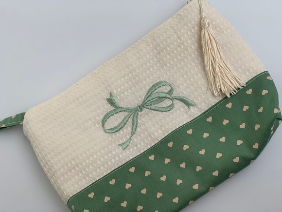 Necessaire Bordada - Laço Pequeno