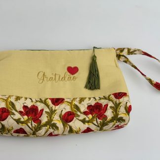 Necessaire Bordada - Gratidão