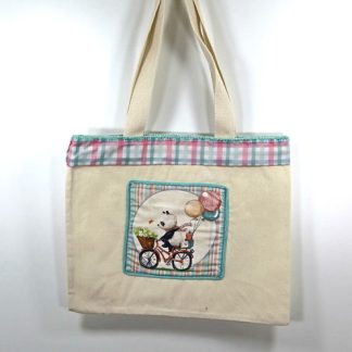 Sacola Infantil - Panda na Bicicleta