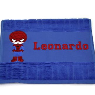 Toalha de Mão Bordada - Homem Aranha