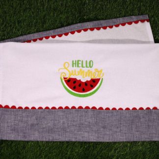 Kit de Cozinha Bordado - Hello Summer