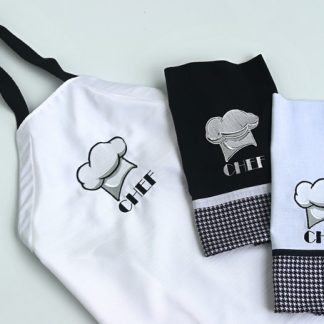 Kit de Cozinha Bordado - Chef