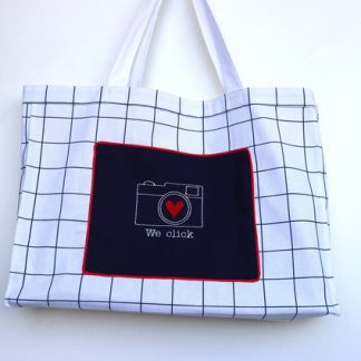 Sacola Ecobag Bordada - We Click